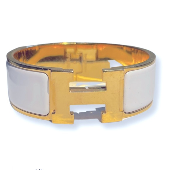 HERMES Clic Clac H bracelet 💯 AUTHENTIC - Picture 5 of 9